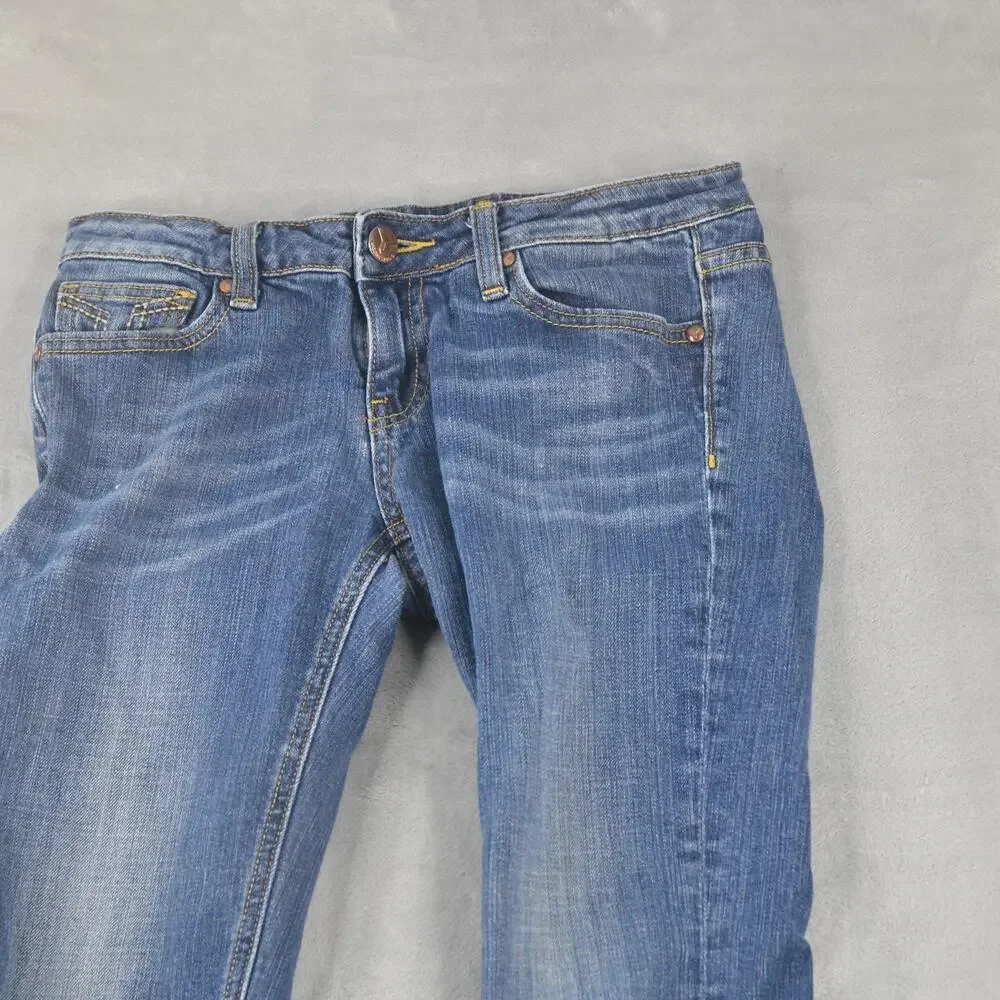 American Eagle Jeans Womens 5/6 (28x29) The Dublin Skinny Blue Denim